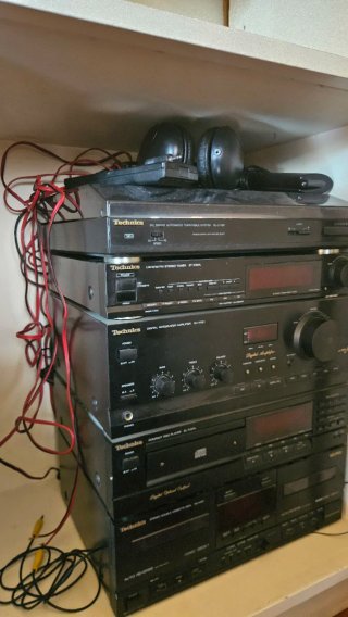 Equipo COMPLETO Technics con pletina y amplificado