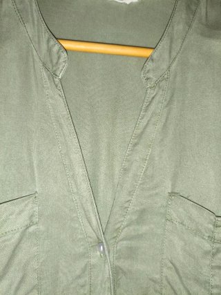 Vestido camisero verde T. L Sfera
