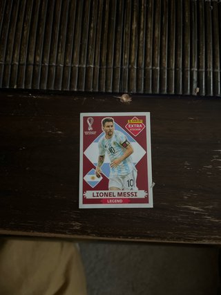 Cromo Extra Sticker Leo Messi Mundial Qatar 2022