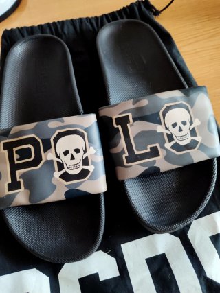 Chanclas hombre camuflaje calavera de RL