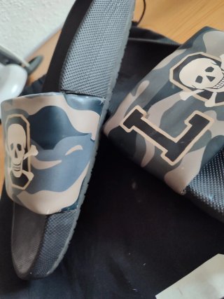 Chanclas hombre camuflaje calavera de RL