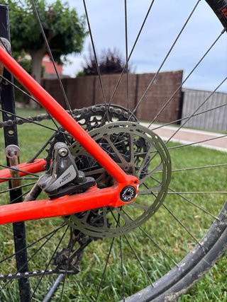 Bicicleta Gravel Cannondale Naranja
