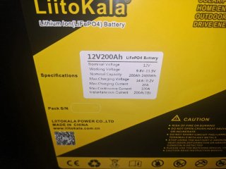 Batería LiitoKala 12V 200Ah LiFePO4