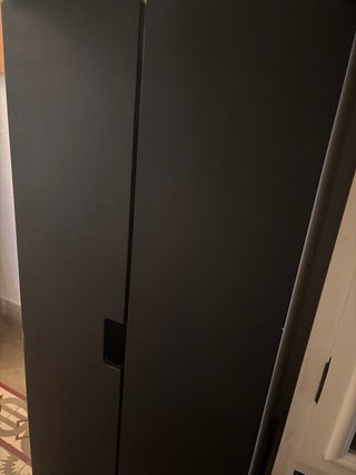 armario ikea blanco-negro