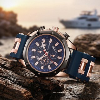 Relógio Liboger Casual Blue - Elegância Moderna