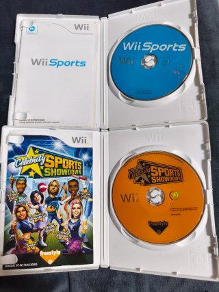 Lote 2 Juegos Wii: Wii Sports y Celebrity Sports