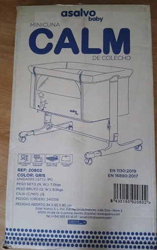 Minicuna Asalvo gris