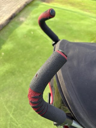 Silla de paseo Maclaren quest30 roja y negra