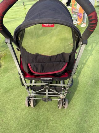 Silla de paseo Maclaren quest30 roja y negra