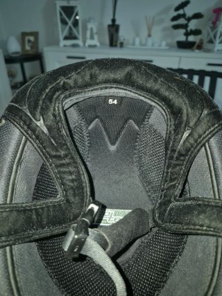 Casco equitazione nero ragazzo