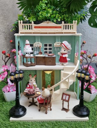 Restaurante Sylvanian Families + Decoración