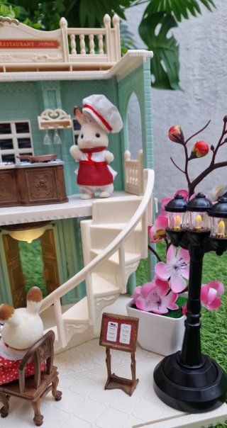 Restaurante Sylvanian Families + Decoración