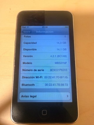 iPod Touch 2G Negro