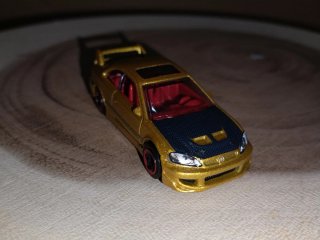 Honda Civic SI Hot Wheels Dorado