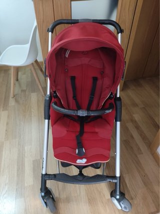 Carro Trío Bebé Confort Rojo