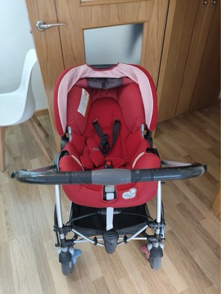 Carro Trío Bebé Confort Rojo