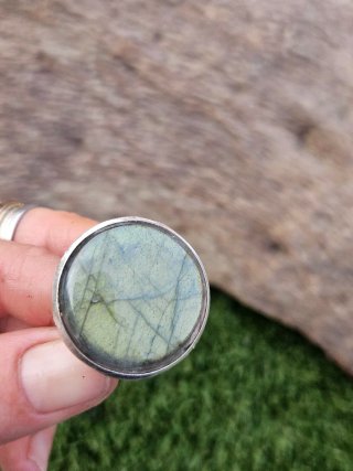 Anillo Labradorita Grande
