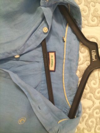 Camisa El Ganso Azul Manga Larga
