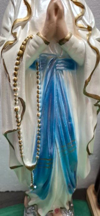 Statua Madonna e Padre Pio