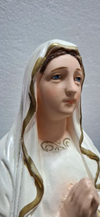 Statua Madonna e Padre Pio