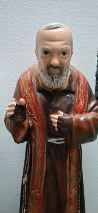 Statua Madonna e Padre Pio