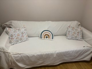 Sofá Cama 3 Plazas granate