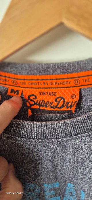 Camiseta Superdry Vintage Gris Talla M