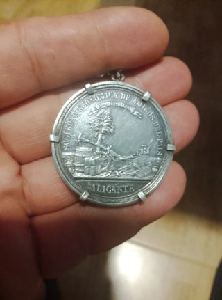 Medalla Bellas Artes 1894 Plata