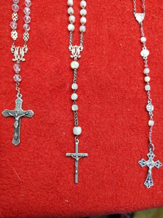 3 Rosarios con Cruces