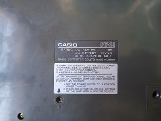 Tastiera sintetizzatore Casio PT-31