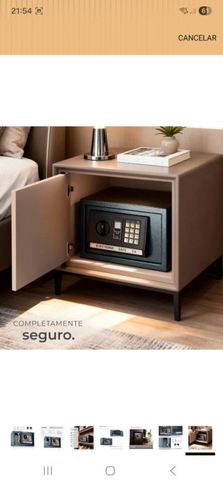 Caja Fuerte Electrónica Metálica