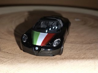 Alfa Romeo Spider Majorette Negro