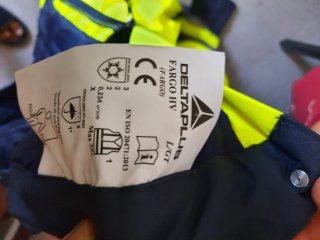 Pantalón impermeable trabajo alta visibilidad