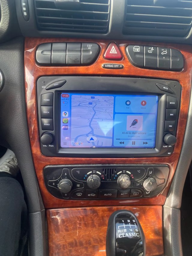 Radio Pantalla para Mercedes Benz W203 Vito W209