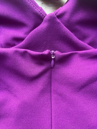 Vestido largo fiesta magenta nuevo etiqueta S/M