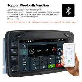 Radio Pantalla para Mercedes Benz W203 Vito W209