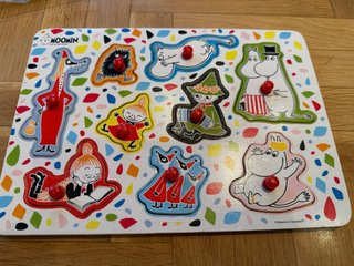 Puzzle de madera Moomins