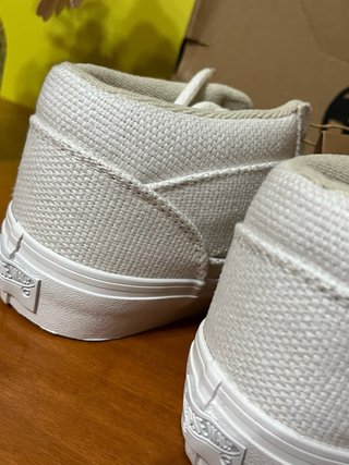 Zapatillas Vans Half Cab Beige/Blanco