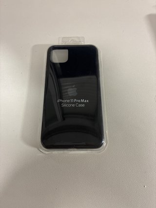 Funda iPhone 11 Pro Max Silicona Negra