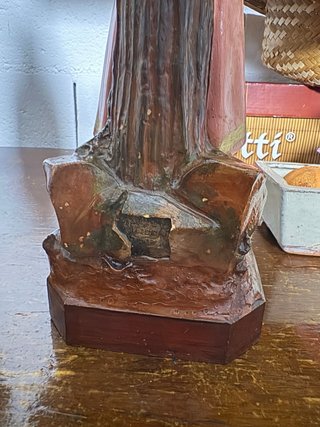 Virgen de Fátima y Niño Jesús en Cruz