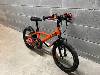 Bicicleta infantil Btwin naranja