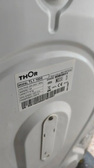 Lavadora THOR blanca