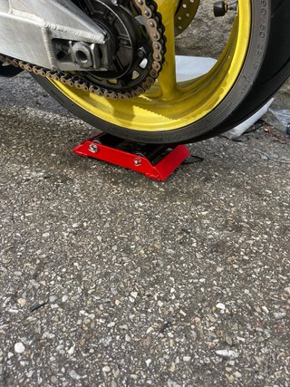 Rodillo limpieza y engrase moto