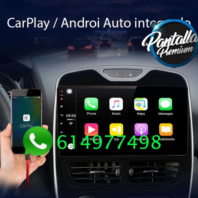 Radio Pantalla CARPLAY GPS para Renault CLIO 4