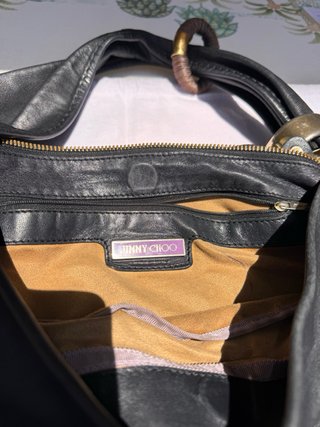 Bolso Jimmy Choo Hub Negro y Dorado