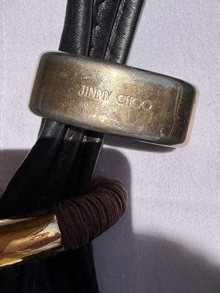 Bolso Jimmy Choo Hub Negro y Dorado