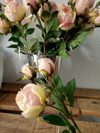 Ramo de Peonías artificiales rosas