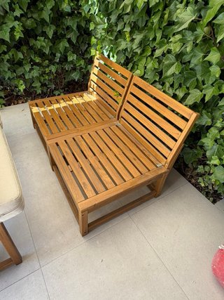 Sofá y mesa de jardín Ikea NÄMMARÖ