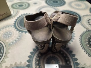 Sandalias Plumers Piel Serpiente Tacon