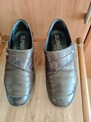 Zapatos Suave Marrones Mujer
